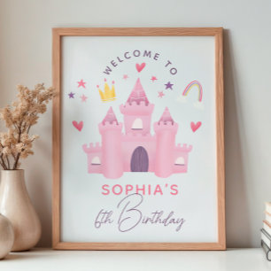 Poster Sinal de Boas-Vindas da Princesa Magia Meninas Ani