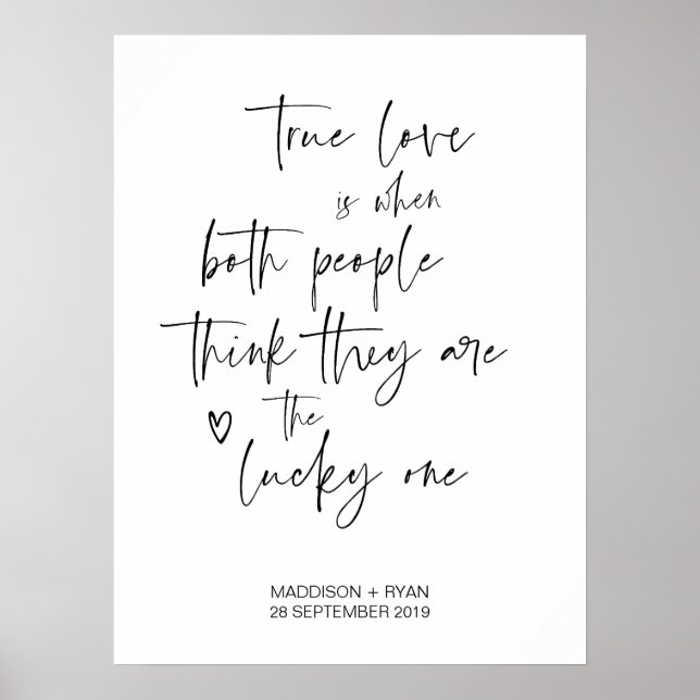 Poster Sinal de boas-vindas da Recepção de casamento bran (Frente)