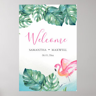 Poster Sinal de boas-vindas da Recepção de casamento tr