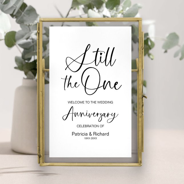 Poster Sinal de Boas-Vindas de Aniversário de Casamento S (Criador carregado)
