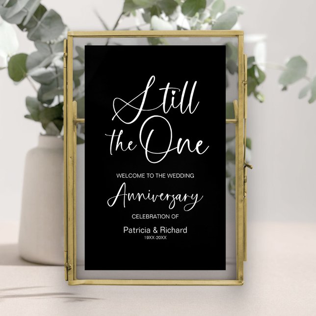 Poster Sinal de Boas-Vindas de Aniversário de Casamento S (Criador carregado)