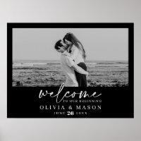Sinal de Boas-Vindas de Casamento com Roteiro Mode