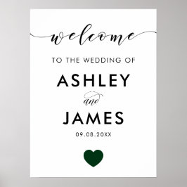 Poster Sinal de Boas-Vindas de Casamento, Sinal de Boas-V