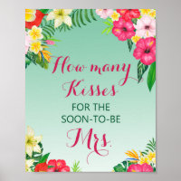 Sinal de Boas-Vindas de Luau Tropical - Sinal de C