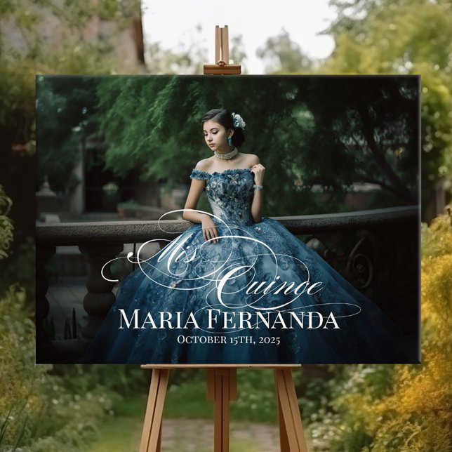 Poster Sinal de boas-vindas de Mis Quince Quinceanera (Criador carregado)