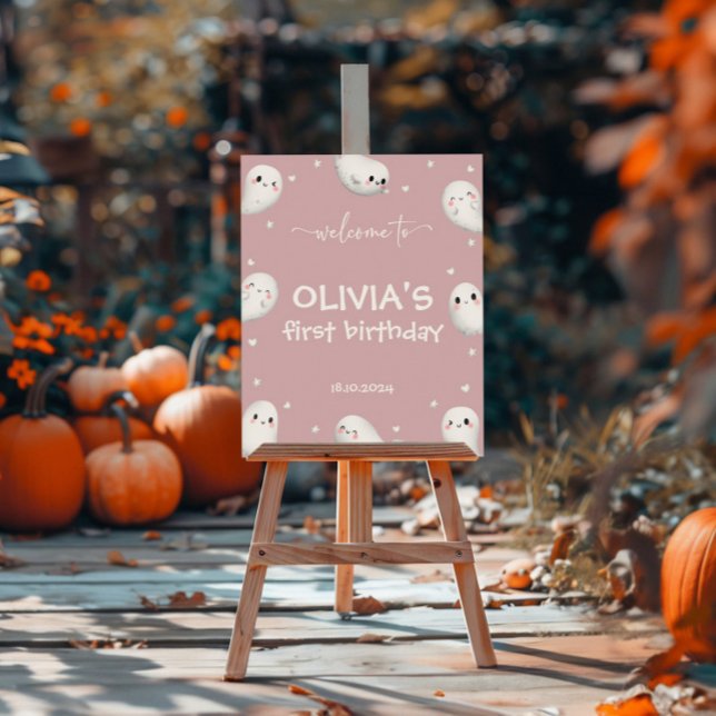 Poster Sinal de Boas-vindas de um Dia das Bruxas (Criador carregado)