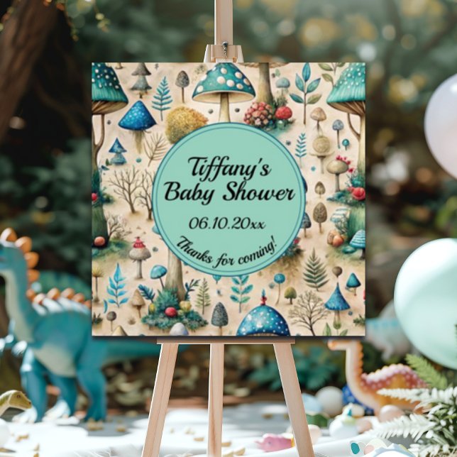 Pôster Sinal de boas-vindas do Chá de fraldas Fairyland (Criador carregado)