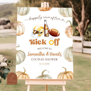 Poster Sinal de boas-vindas do Chá do Pumpkin