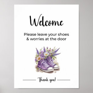 Poster Sinal de boas-vindas do convidado Airbnb