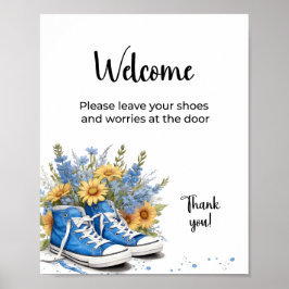 Poster Sinal de boas-vindas do host de aluguel de curto p