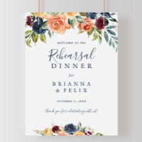 Sinal de Boas-vindas do Janto de Ensaio Floral Ele