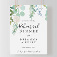 Sinal de Boas-vindas do Janto de Ensaio Floral Tro