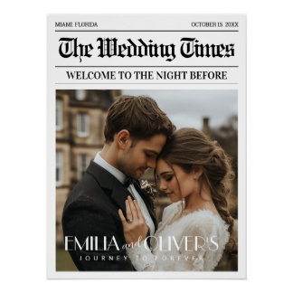 Pôster Sinal de Boas-vindas do Jornal Na Noite Antes do C