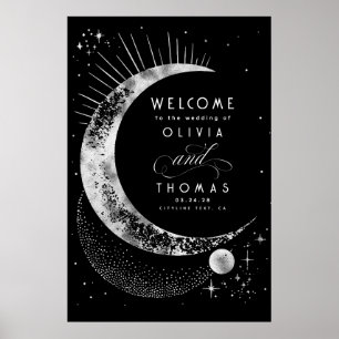 Poster Sinal de Boas-vindas do Sky Celestial Night
