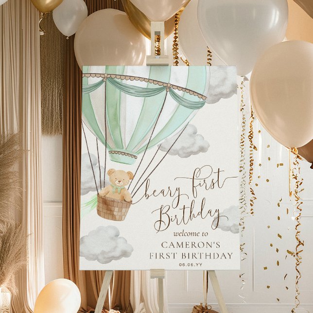 Poster Sinal de Boas-Vindas do Urso de Teddy (Criador carregado)