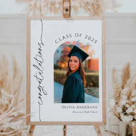 Poster Sinal de boas-vindas dos Parabéns de graduação