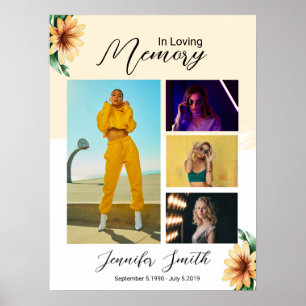 Poster Sinal de boas-vindas funerário Modelo