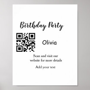 Poster Sinal de boas-vindas personalizado colorido minima