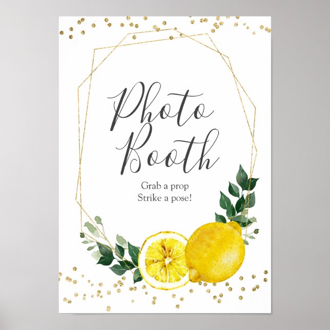 Poster Sinal de Booth Fotográfico de aperto principal (Frente)