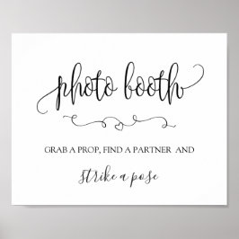 Poster Sinal de Cabine de Fotos