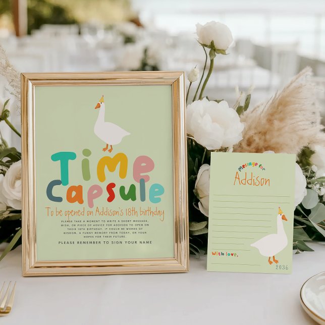 Pôster Sinal de Cápsula 1º Aniversário do Bobo (Criador carregado)