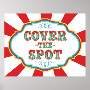 Pôster Sinal de Carnaval Cobrir o Ponto