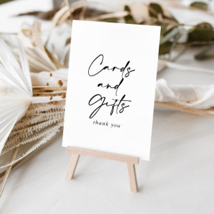 Poster Sinal de Cartões e Presentes Moderno e Elegante