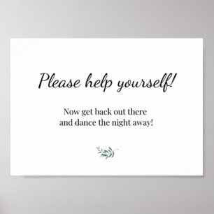 Poster Sinal de Casamento - Cesta de Banheiro