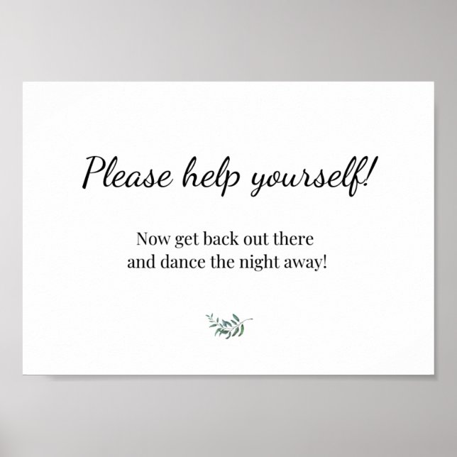 Poster Sinal de Casamento - Cesta de Banheiro (Frente)