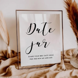 Poster Sinal de casamento da botija