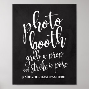 Poster Sinal de Casamento de Loja de Fotos em Quadro de G