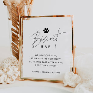 Poster Sinal de Casamento de Pet do Bar HARLOW