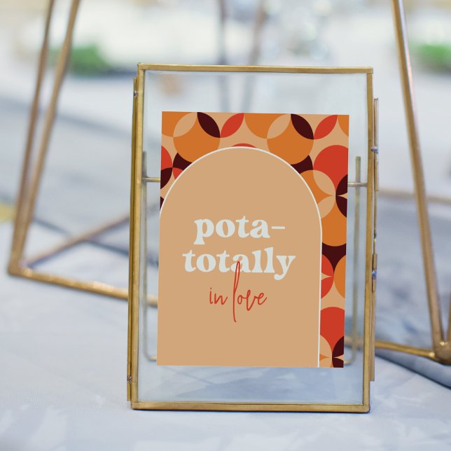 Poster Sinal De Casamento De Pota Totalmente No Amor (Sign Mock-up)