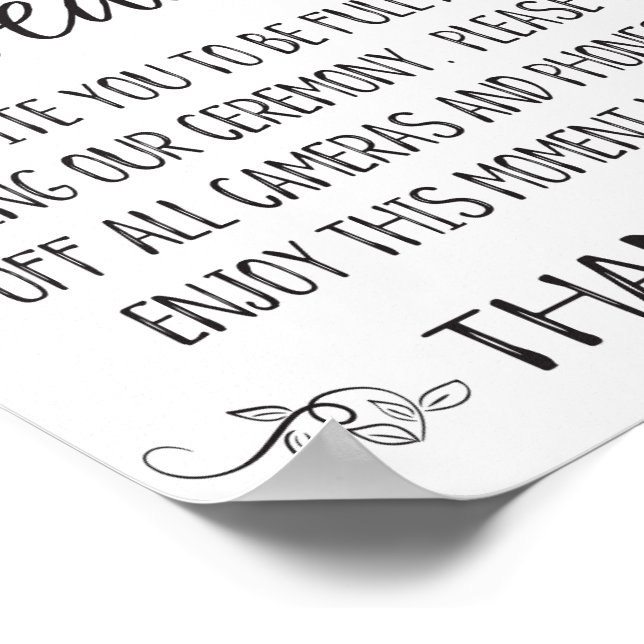 Poster Sinal de casamento desconectado, Impressoras de ca (Borda)