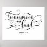 Poster Sinal de Casamento do Fundo Honeymoon<br><div class="desc">Sinal de Casamento do Fundo Honeymoon</div>