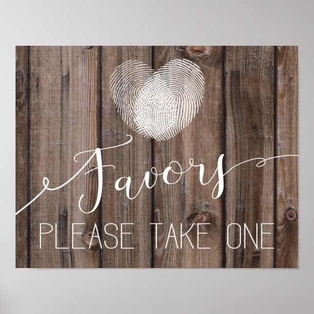 Pôster sinal de casamento "Guestbook Impressão" (Frente)