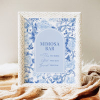 Sinal de Casamento no Bar Mimosa com Chinoiserie A