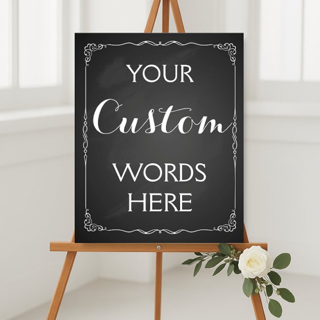 Pôster Sinal de Casamento ou Partido faça seu próprio per (Criador carregado)