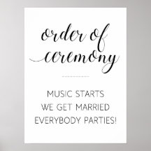 Sinal de Cerimônia de Casamento