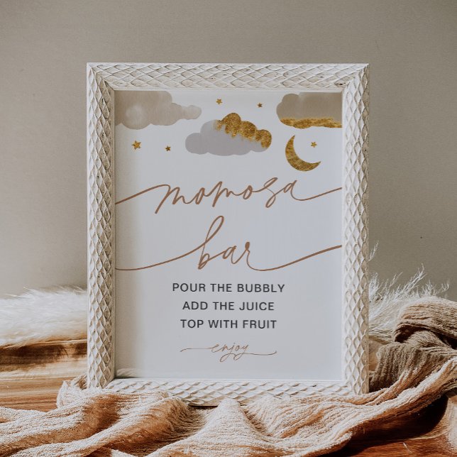 Poster Sinal de Chá de fraldas Momosa Twinkle Little Star (Criador carregado)