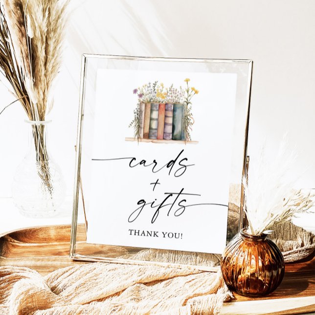 Poster Sinal de Chás de fraldas de Storybook Cartões e pr (Criador carregado)