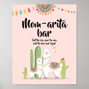 Poster Sinal de Chuveiro de Llama da Festa da Margarida M