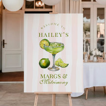 Sinal de Chuveiro de Noiva Margs & Matrimony Marga