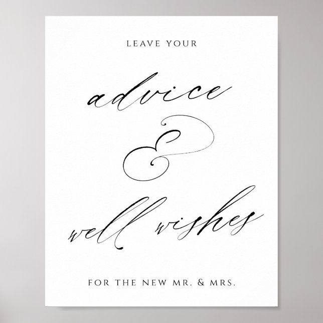 Poster Sinal de Conselho e Boas Vindas para Casamento (Frente)