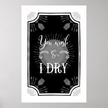 Sinal de Cozinha Antiquada Engraçada