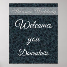 Sinal de direção de casamento personalizado