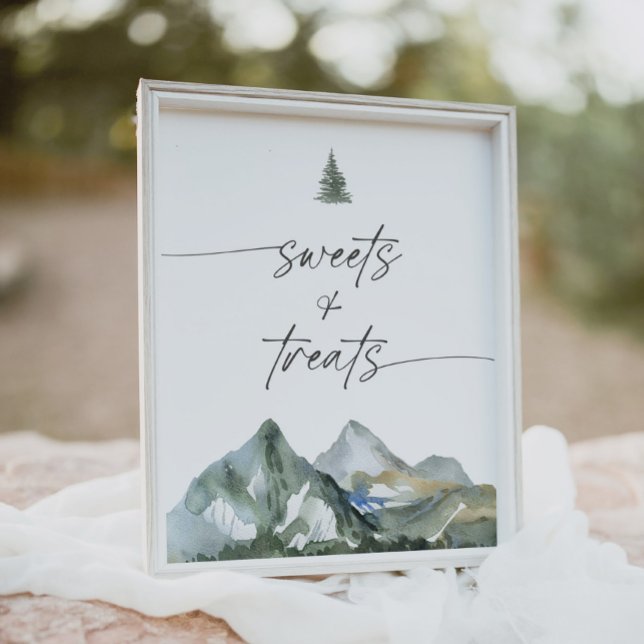 Poster Sinal de Doce e Ameaça de Chá de fraldas de Montan (Criador carregado)