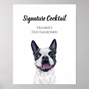 Poster Sinal de Dog Signature Drink
