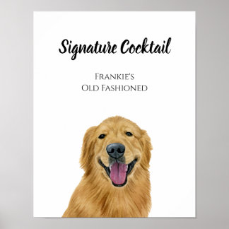 Poster Sinal de Dog Signature Drink