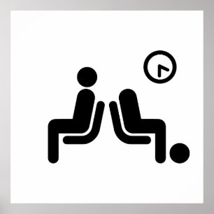 Poster Sinal de espera longo